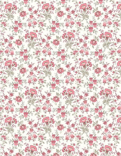 [98735-132] Flowers and Buds Cream/Multi