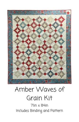 [202403000357] Amber Waves of Grain Kit, 59.25" x 71.75" Includes pattern/binding