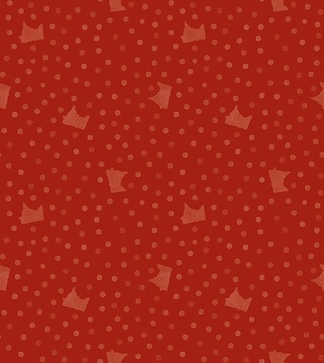 [Y4184-82] Quilt MN 2024 MN Dots Red