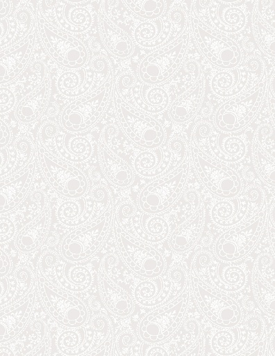 [29205-100] White Paisley
