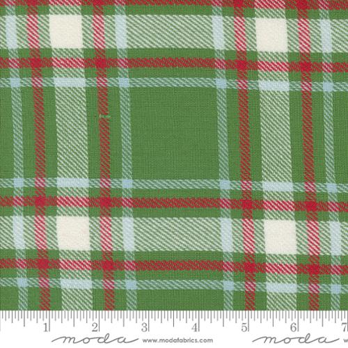 [920-308] 16" Christmas Toweling Green Plaid