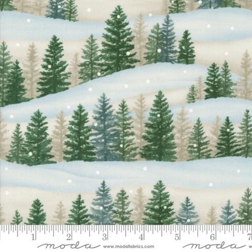 [56091-11] Snowy White Winter Tree Line