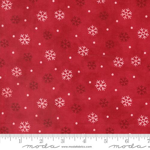 [56097-13] Cardinal Red Snowflake Toss