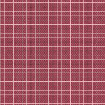 [160086] Woven Plaid Burgundy