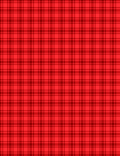 [33895-333] Plaid Red