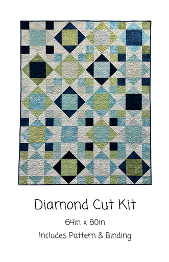 [202406000440] Diamond Cut Kit, 64" x 80" Includes pattern & binding