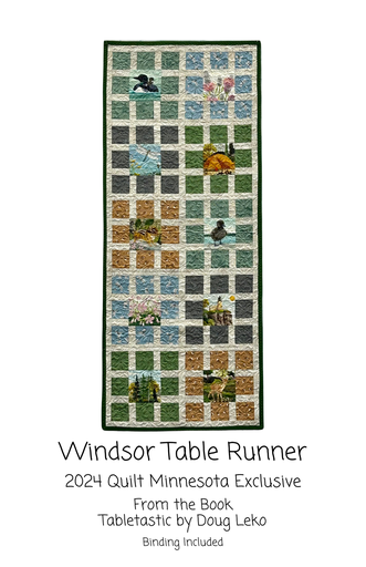 [202407000441] Windsor Tablerunner Kit, 17.25" x 42", Binding included, From Tabletastic p11