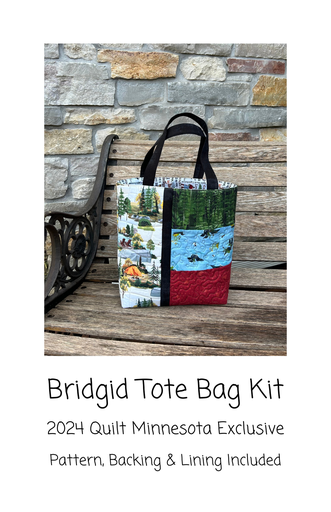 [202407000445] Bridgid Tote Quilt MN Kit, Includes pattern