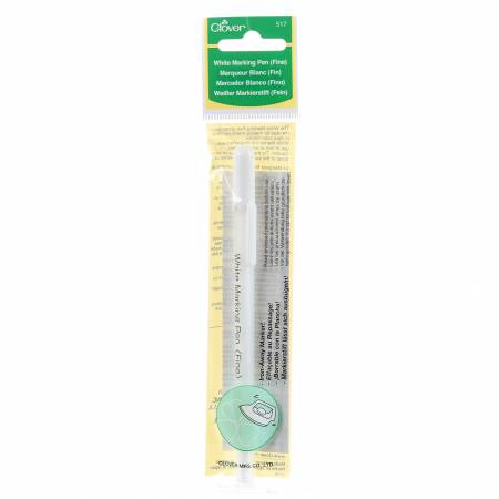 [517CV] Water Soluble or Iron Off Marking Pen White