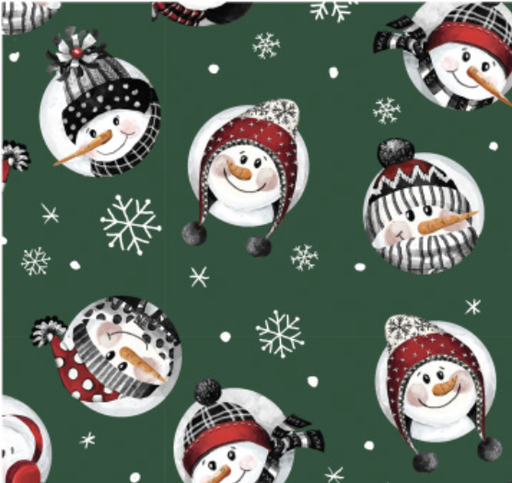 [49230103-03] Snowmen Green