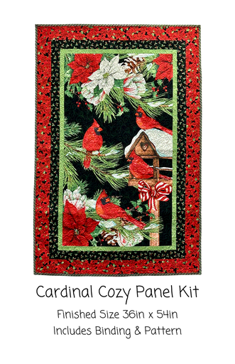 [202409000485] Cardinal Cozy Panel Kit, 36" x 54" Includes pattern & binding