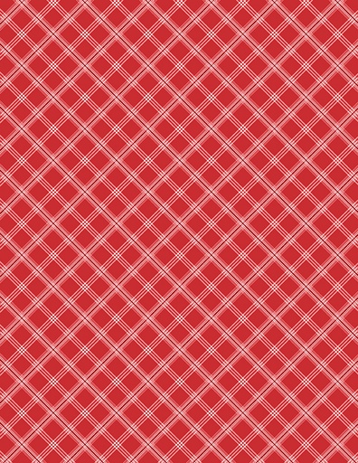 [40053-313] Plaid Red