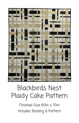 [202409000489] Plaidy Cake Kit, 60" x 70" Includes pattern & binding