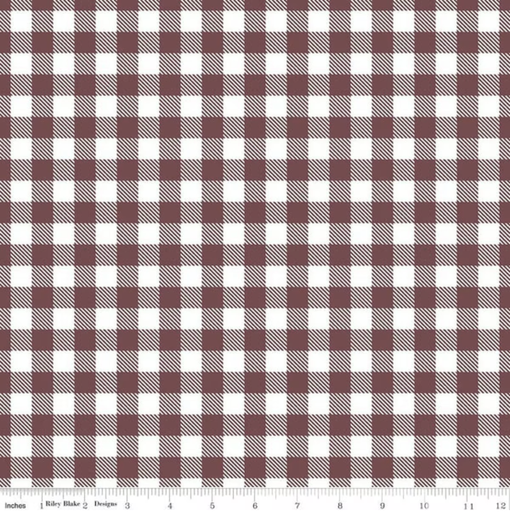 [C15238-MARSALA] Plaid Marsala