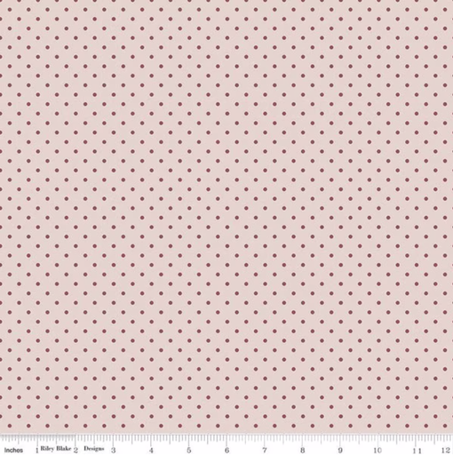 [C15237-DUSTYPINK] Dots Dusty Pink