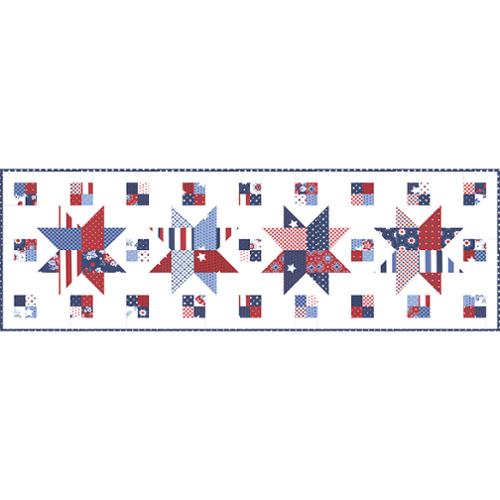 [BNB2330] Woven Stars Table Runner