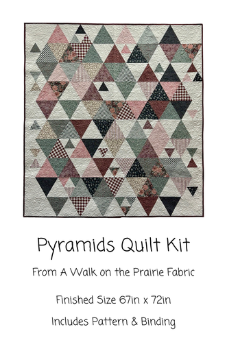 Pyramids,67x72,Pattern & Binding Included