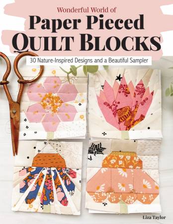 [L0628W] Wonderful World of Paper-Pieced Quilt Blocks