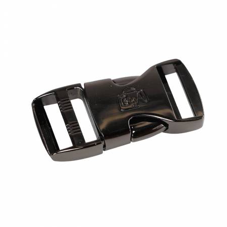 [HAR1-SRB-BM-ONE] Side Release Buckle 1in Black Metal 1pc