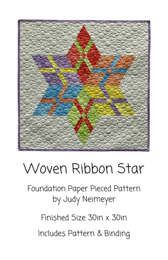 [JNQ00251P2] Woven Ribbon Star