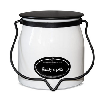 [202501000591] 16oz Butter Jar Thanks a Latte