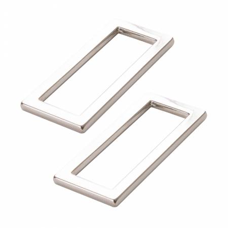 [HAR15RRNTWO] Rectangle Ring Flat 1-1/2in Nickel, 2pc