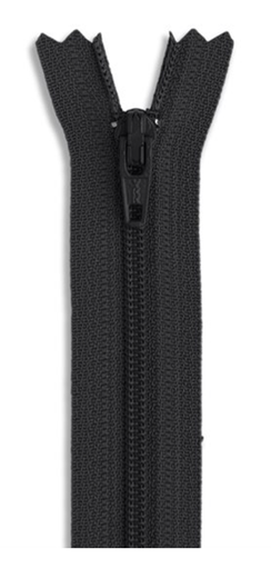 [NZ2522BK] 22" #3 Nylon Dress Zipper BLK