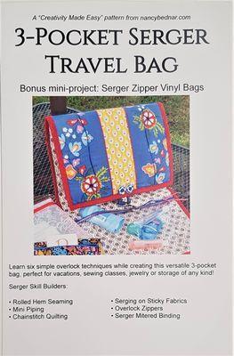 [NB12020] 3 Pocket Serger Travel Bag