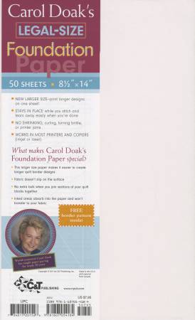 [7909B] Carol Doak's Foundation Paper