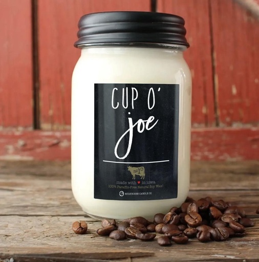 [27840] 13oz Farmhouse Mason Jar Cup O' Joe