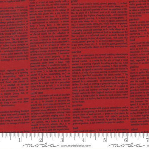 [55604-26] Red Newsprint