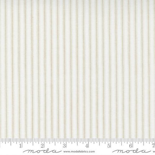 [18755-11] Linen White Classic Ticking