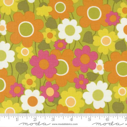 [33712-16] Flower Power Chartreuse