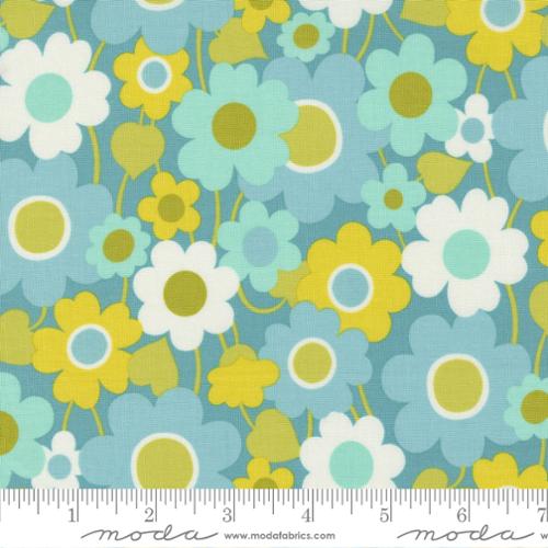 [33712-19] Flower Power Turquoise
