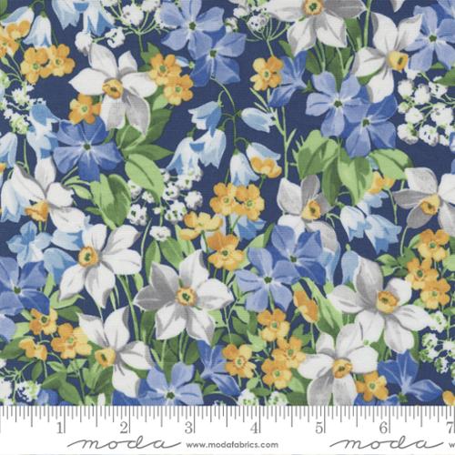 [33681-16] Flower Garden Navy