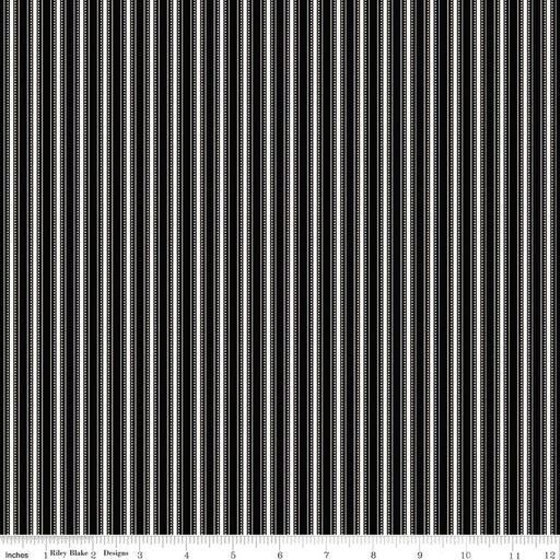 [C12526-BLACK] Stripe Black