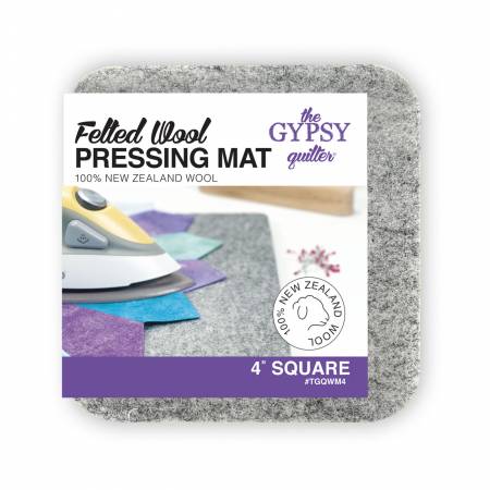 [TGQWM4] Wool Pressing Mat 4in x 4in x 1/2in Thick