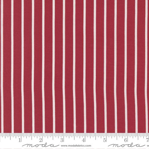 [5186-16] Cranberry Jolly Stripe