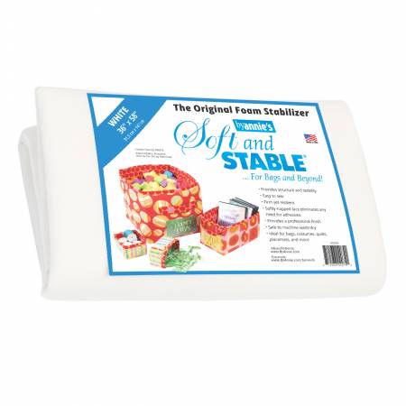 [PBASS2036] Soft and Stable White 100% Polyester Foam Stabilizer 36in x 58in