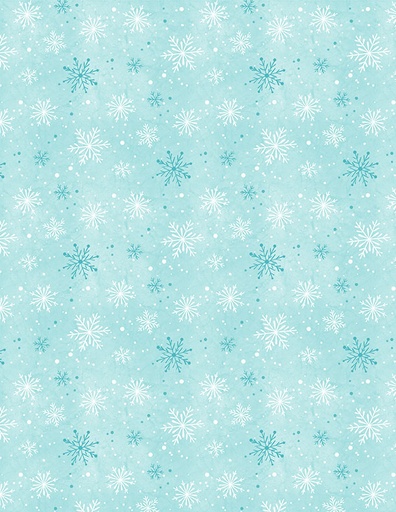 [27658-414] Teal Snowflakes