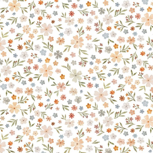 [DNS2515  WHITE] White Spring Floral
